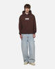 Carre Box Check Hoodie Chocolate