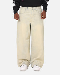 Ed Hardy Wide Leg Skull Jeans Sage