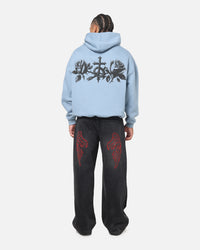 Saint Morta Conviction Boxy Hoodie Denim Blue