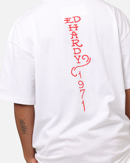 Ed Hardy Lost Luck T-Shirt White