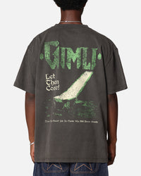 American Thrift X Lord Of The Rings Gimli Toss Heavy T-Shirt Black Wash