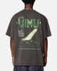 American Thrift X Lord Of The Rings Gimli Toss Heavy T-Shirt Black Wash