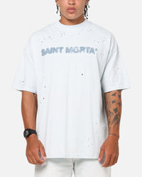 Saint Morta Apocalypse Boxy T-Shirt Washed Blue