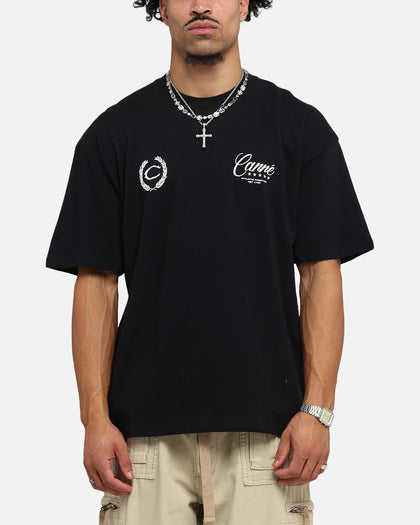 Carre Script T-Shirt Black