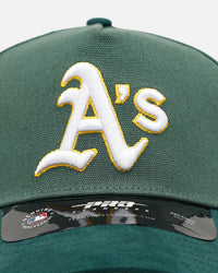 Pro Standard Oakland Athletics 'Team Color Suede' Pro Pinch Strapback Official Team Color