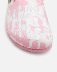 Octavious Marks Cow Fur Clogs Pink