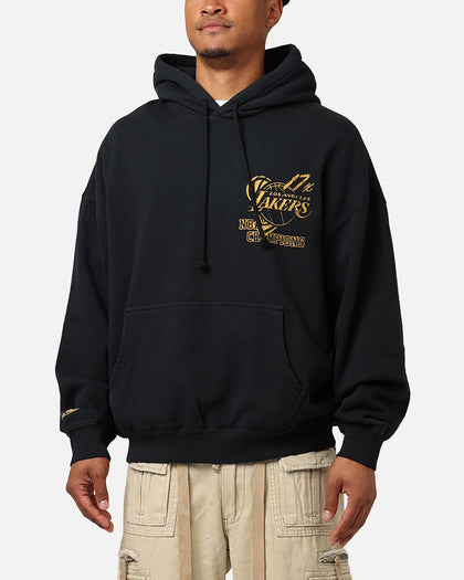 Mitchell & Ness Los Angeles Lakers Rings Hoodie Faded Black