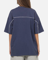Carre Athletic Crew T-Shirt Vintage Navy