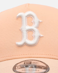 New Era Boston Red Sox 'Peaches' 9FORTY A-Frame Snapback Peach