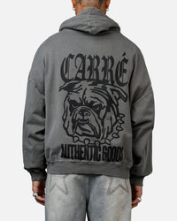 Carre Bulldog Premium Hoodie Washed Charcoal