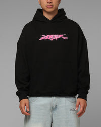 Loiter Cyber Logo Hoodie Black