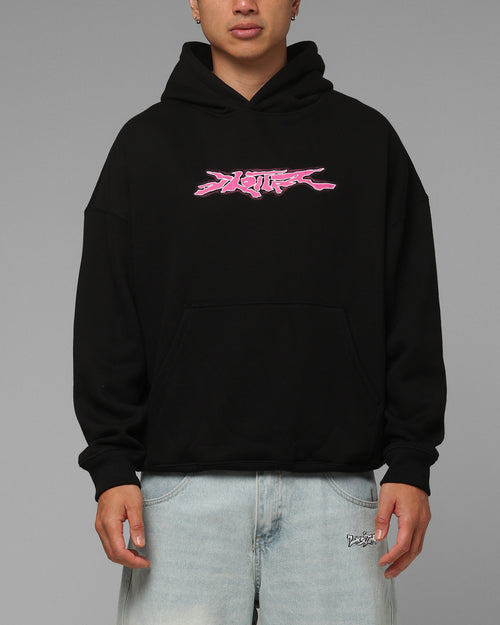 Loiter Cyber Logo Hoodie Black