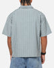 Carre Plaid Button Up Shirt Green-Plaid