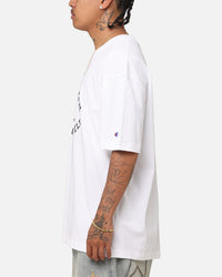 Champion Heritage Collegiate Track And Field T-Shirt White//Black