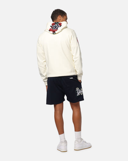 Pro Standard New York Yankees Roses Pullover Hoodie Eggshell