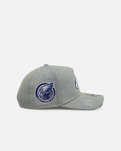 New Era Philadelphia Eagles 'Distressed Denim' 9FORTY A-Frame Snapback Light Wash Denim