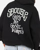 S Double Goosebumps Hoodie Washed Black