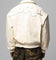 Loiter Solar Vegan Leather Varsity Jacket Beige