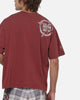 Worship Catharsis Box Crop T-Shirt Port Wine