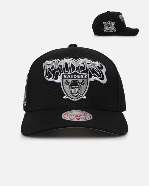 Mitchell & Ness Las Vegas Raiders Champs Graffiti Pro Crown Snapback Black