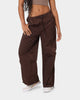 MNML Women's Parachute Pants Brown
