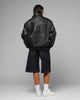 Loiter Imperial Vegan Leather Jacket Black