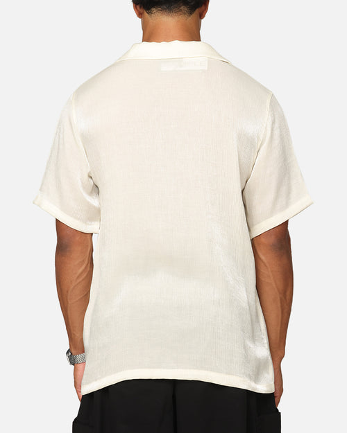 XXIII Diamond Button Up Shirt Off White