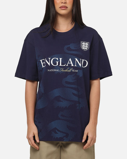 Majestic Athletic England Graphic T-Shirt Navy