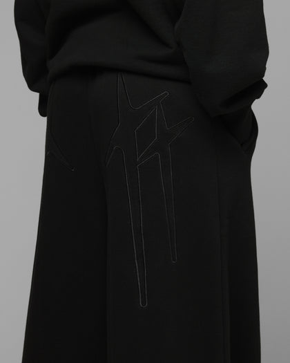 Loiter Silicone Ultra Wide Sweatpants Black