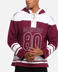 Queensland Rugby League Queensland Maroons Panel Hoodie Maroon