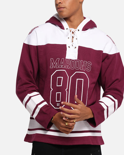 Queensland Rugby League Queensland Maroons Panel Hoodie Maroon