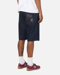 S Double EMB 5 Pocket Shorts One Rinse