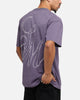 Saint Morta Cursive Boxy T-Shirt Purple