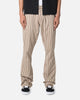 MNML B389 Striped Flare Pants Brown