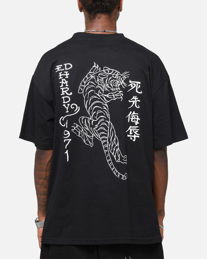 Ed Hardy Tiger Stamp T-Shirt Black