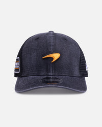 New Era X Mclaren 'Washed' 9FIFTY Trucker Snapback Black