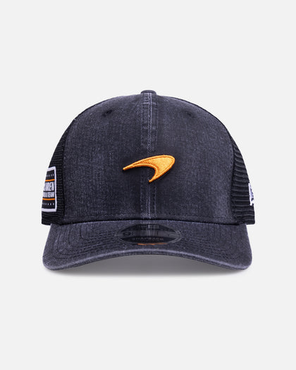 New Era X Mclaren 'Washed' 9FIFTY Trucker Snapback Black