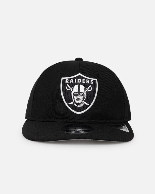 New Era Las Vegas Raiders 'Retro Crown Classic' 9FIFTY Retro Crown Strapback Black
