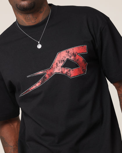 Saint Morta Ssix Drop Shoulder T-Shirt Black