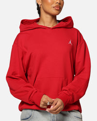 Jordan Brooklyn Fleece Pullover Hoodie Gym Red/White