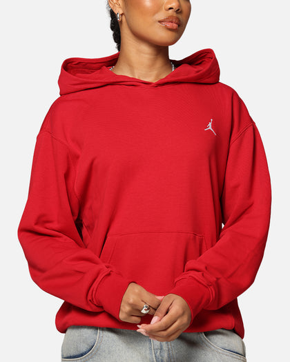 Jordan Brooklyn Fleece Pullover Hoodie Gym Red/White