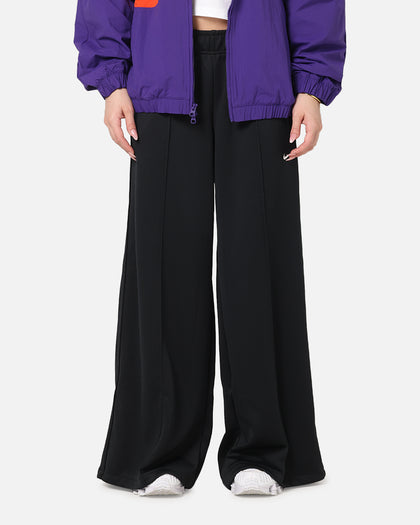 Nike Women's Sportswear Mid-Rise Wide-Leg Track Pants Black/Black/Sail