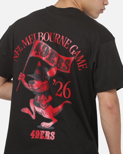 New Era San Francisco 49ers Kangaroo Flag T-Shirt Black