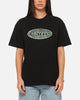 Carre Plaid Oval T-Shirt Solid Black