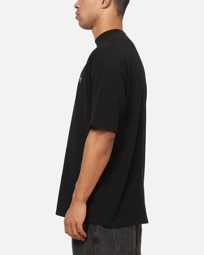Saint Morta La Muerte Script T-Shirt Black/Red
