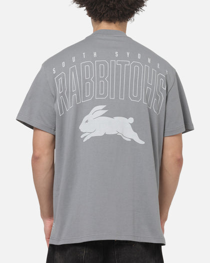 Bleacher Athletic South Sydney Rabbitohs NRL Attrition Solid T-Shirt Grey