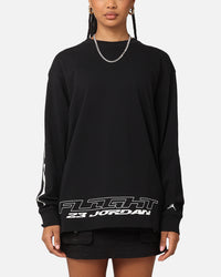 Jordan Jumpman MVP 85 Long Sleeve Crewneck T-Shirt Black/Sail