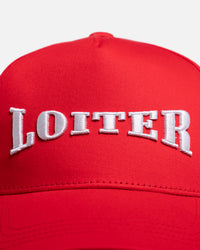 Loiter Retro Snapback Red