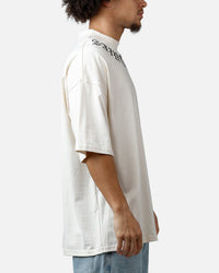 Saint Morta Barbaric Mock Neck T-Shirt Off White