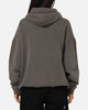 Saint Morta Studios Logo Boxy Hoodie Washed Black